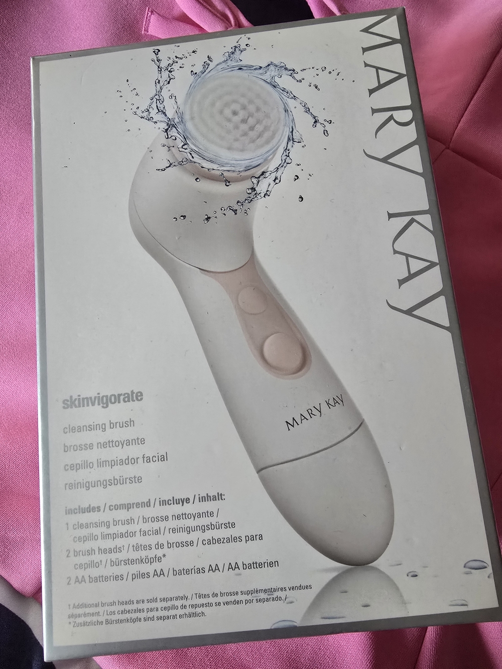 Mary Kay White and Pink Facial Cleansing Brush